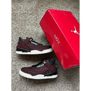 Nike Air Jordan 3 Retro Vogue University Red Anna Wintour Size 8 Women's